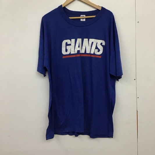 ラッセルアスレティック Russell Athletic Tシャツ 半袖 半袖カットソー プリントTシャツ クルーネックカットソー XXL プリント 青 / ブルー / blue メンズ USED 古着 中古 10158787