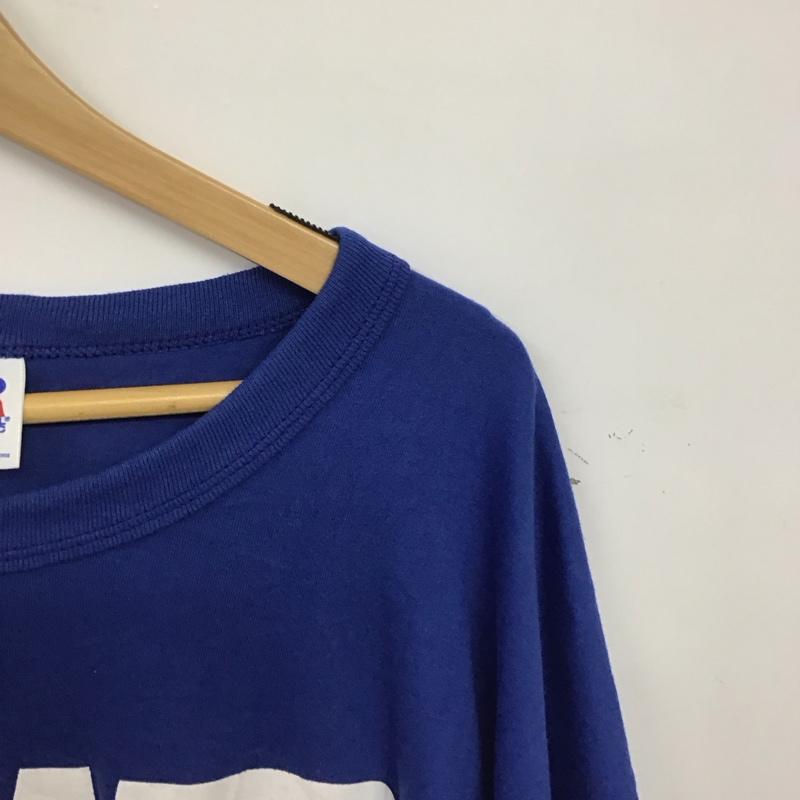 ラッセルアスレティック Russell Athletic Tシャツ 半袖 半袖カットソー プリントTシャツ クルーネックカットソー XXL プリント 青 / ブルー / blue メンズ USED 古着 中古 10158787