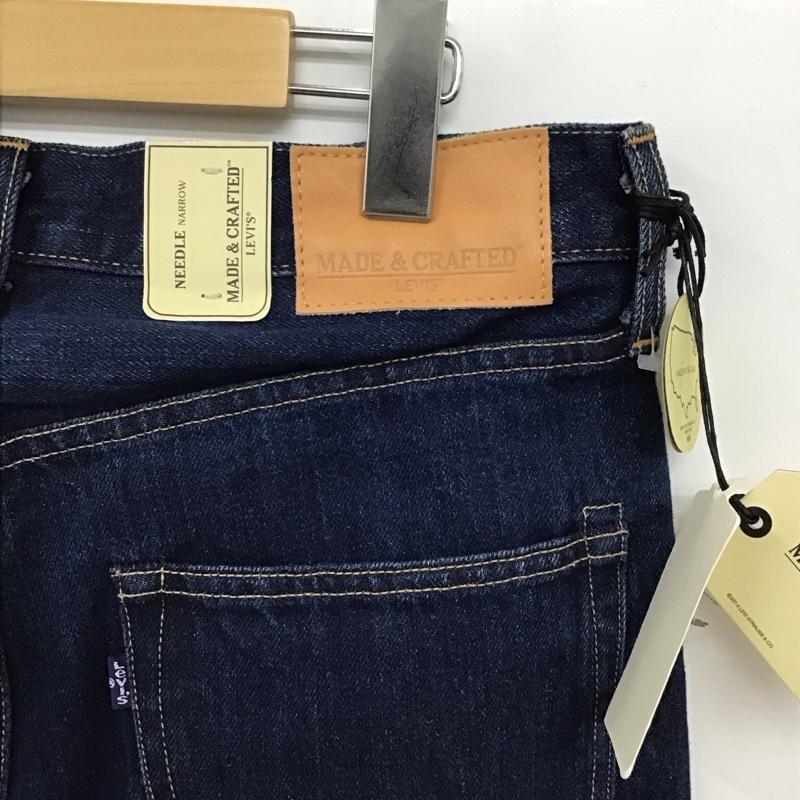 リーバイスメイドアンドクラフテッド Levi s Made & Crafted パンツ デニム、ジーンズ デニムパンツ スリムパンツ 30インチ 無地 インディゴ / インディゴ / Indigo メンズ USED 古着 中古 10158789