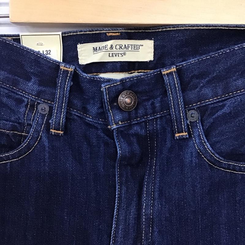 リーバイスメイドアンドクラフテッド Levi s Made & Crafted パンツ デニム、ジーンズ デニムパンツ スリムパンツ 30インチ 無地 インディゴ / インディゴ / Indigo メンズ USED 古着 中古 10158789