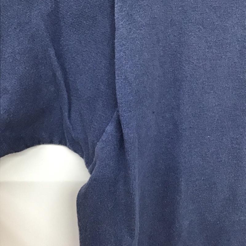 フルーツオブザルーム FRUIT OF THE LOOM Tシャツ 半袖 半袖カットソー プリントTシャツ クルーネックカットソー M ロゴ、文字 紺 / ネイビー / navy メンズ USED 古着 中古 10158794