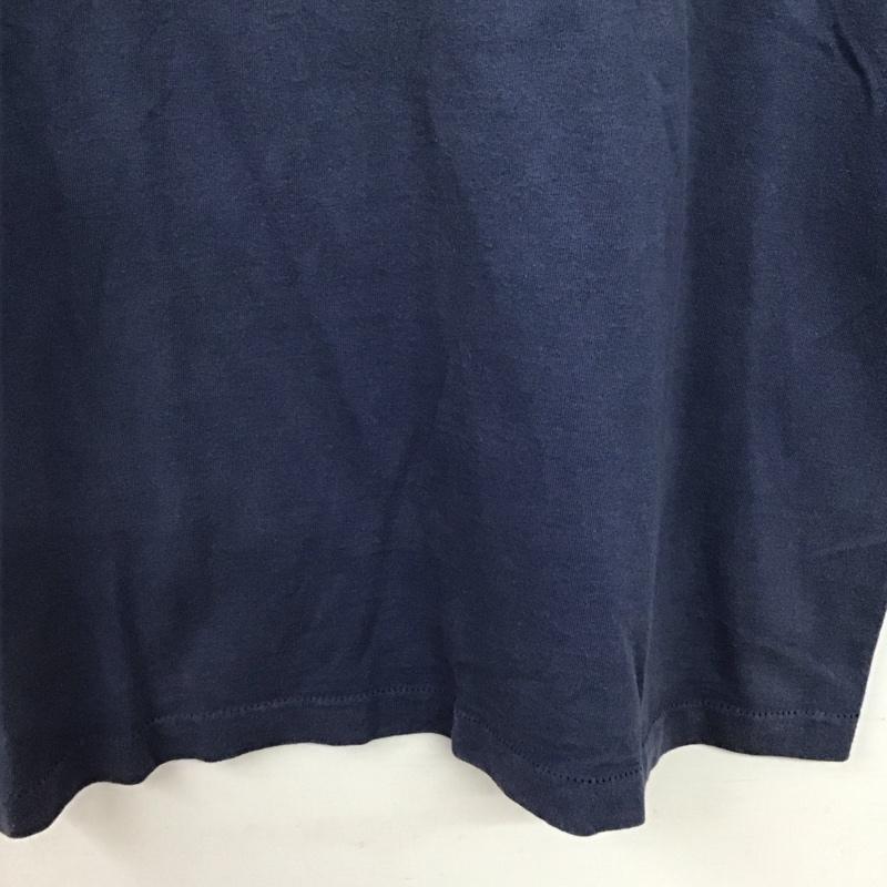 フルーツオブザルーム FRUIT OF THE LOOM Tシャツ 半袖 半袖カットソー プリントTシャツ クルーネックカットソー M ロゴ、文字 紺 / ネイビー / navy メンズ USED 古着 中古 10158794