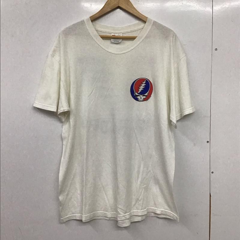 古着 USED Tシャツ 半袖 半袖カットソー プリントTシャツ クルーネックカットソー L プリント 白 / ホワイト / white メンズ USED 古着 中古 10158795