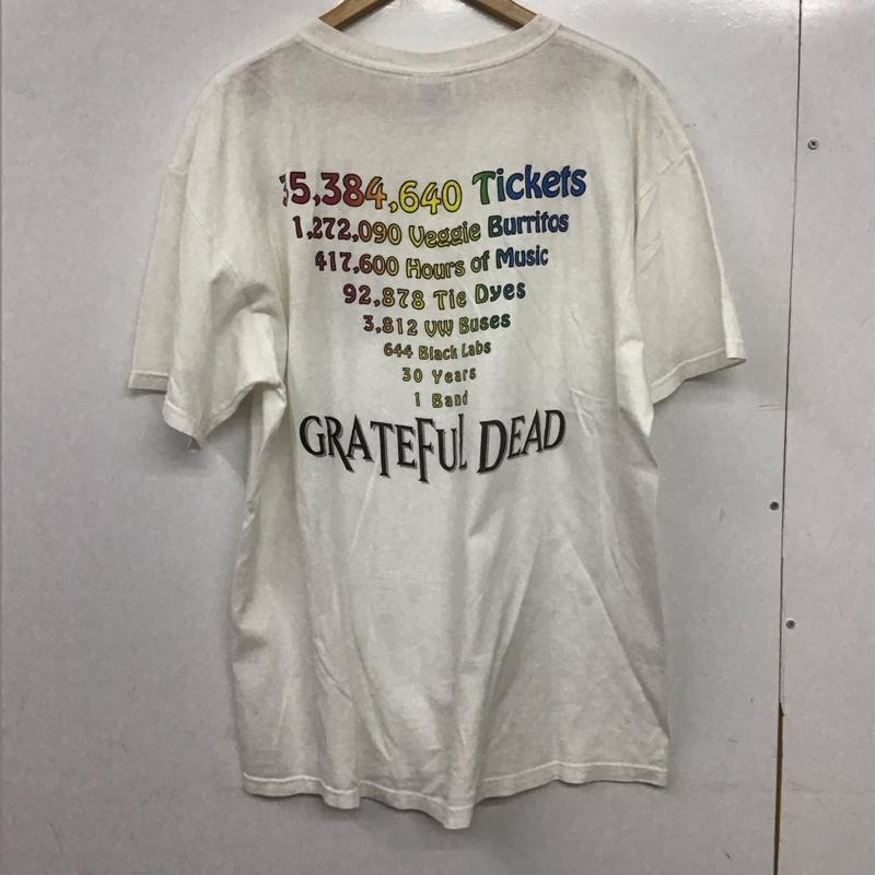古着 USED Tシャツ 半袖 半袖カットソー プリントTシャツ クルーネックカットソー L プリント 白 / ホワイト / white メンズ USED 古着 中古 10158795