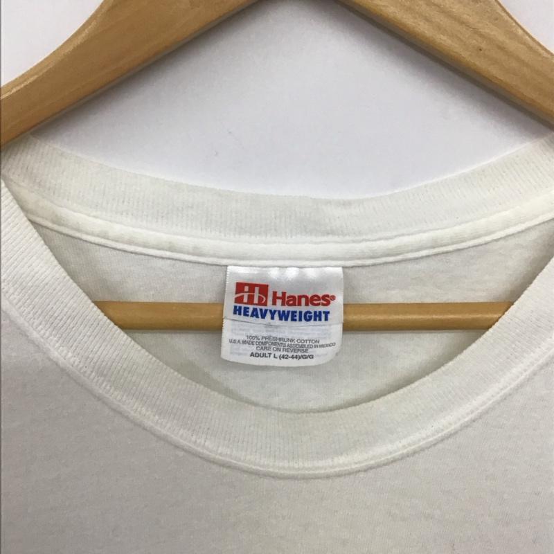 古着 USED Tシャツ 半袖 半袖カットソー プリントTシャツ クルーネックカットソー L プリント 白 / ホワイト / white メンズ USED 古着 中古 10158795