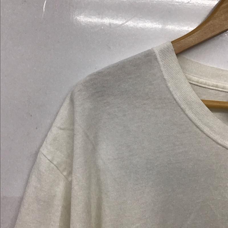 古着 USED Tシャツ 半袖 半袖カットソー プリントTシャツ クルーネックカットソー L プリント 白 / ホワイト / white メンズ USED 古着 中古 10158795