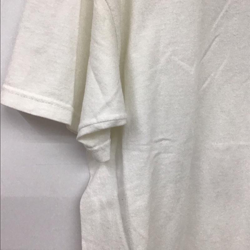古着 USED Tシャツ 半袖 半袖カットソー プリントTシャツ クルーネックカットソー L プリント 白 / ホワイト / white メンズ USED 古着 中古 10158795