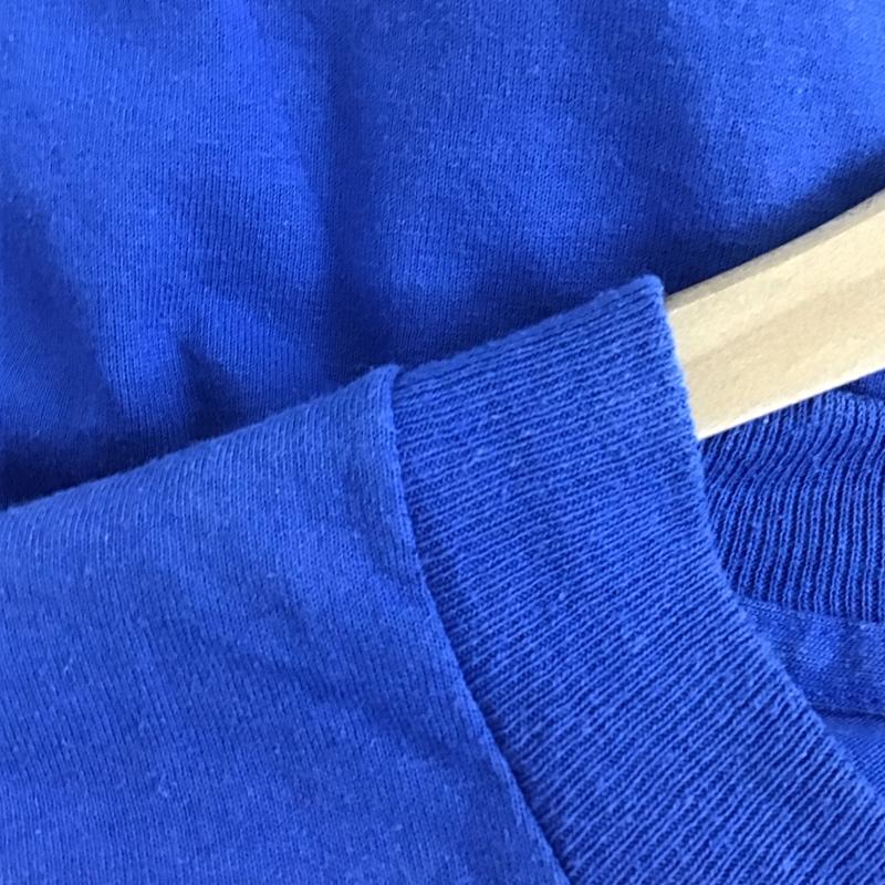 古着 USED Tシャツ 半袖 半袖カットソー プリントTシャツ クルーネックカットソー XL プリント 青 / ブルー / blue メンズ USED 古着 中古 10158796