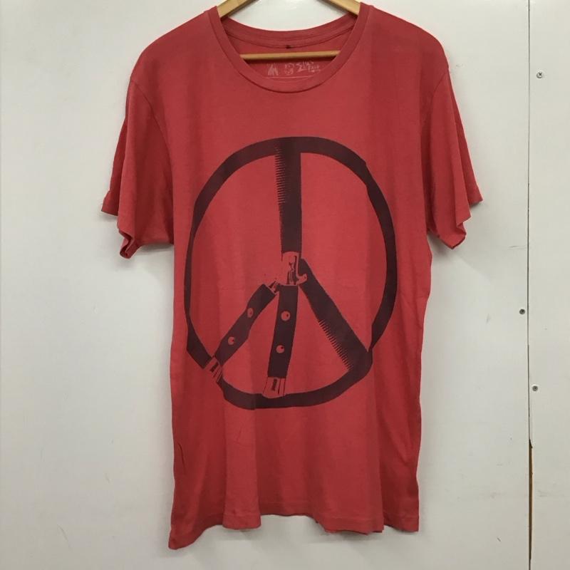 古着 USED Tシャツ 半袖 半袖カットソー プリントTシャツ クルーネックカットソー L プリント 赤 / レッド / red メンズ USED 古着 中古 10158797