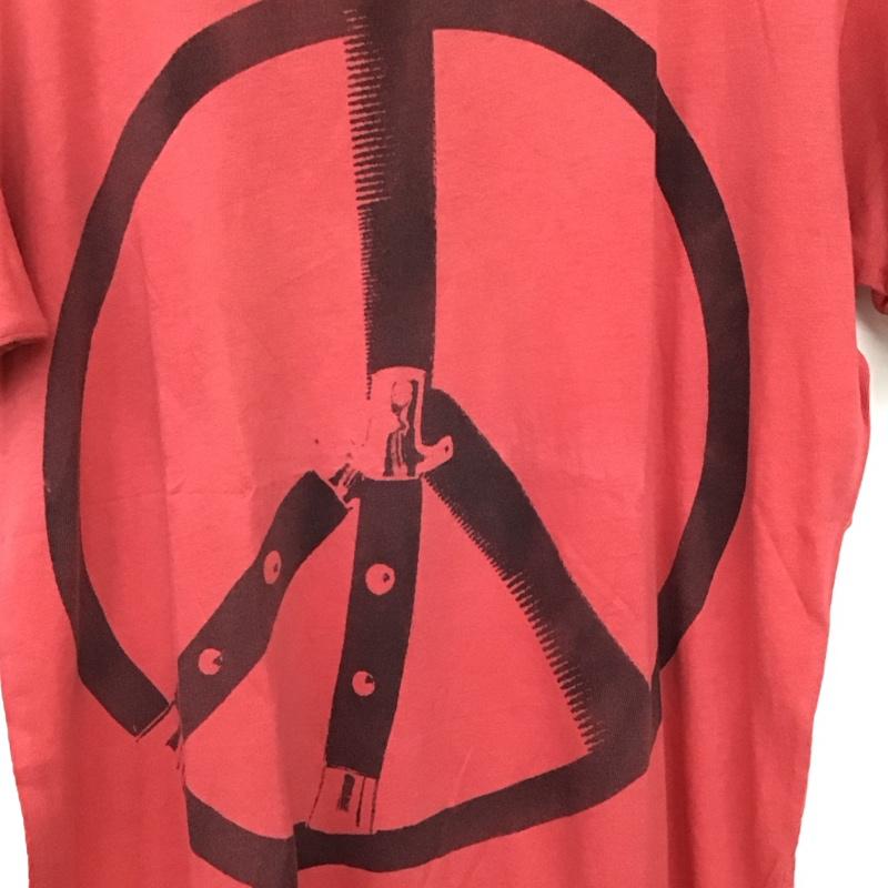 古着 USED Tシャツ 半袖 半袖カットソー プリントTシャツ クルーネックカットソー L プリント 赤 / レッド / red メンズ USED 古着 中古 10158797