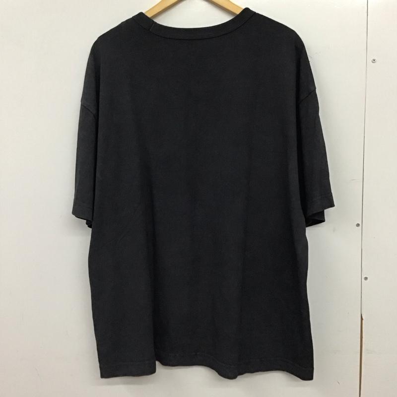 ギャップ GAP Tシャツ 半袖 半袖カットソー プリントTシャツ クルーネックカットソー XL ロゴ、文字 ダークグレー / ダークグレー / メンズ USED 古着 中古 10158798