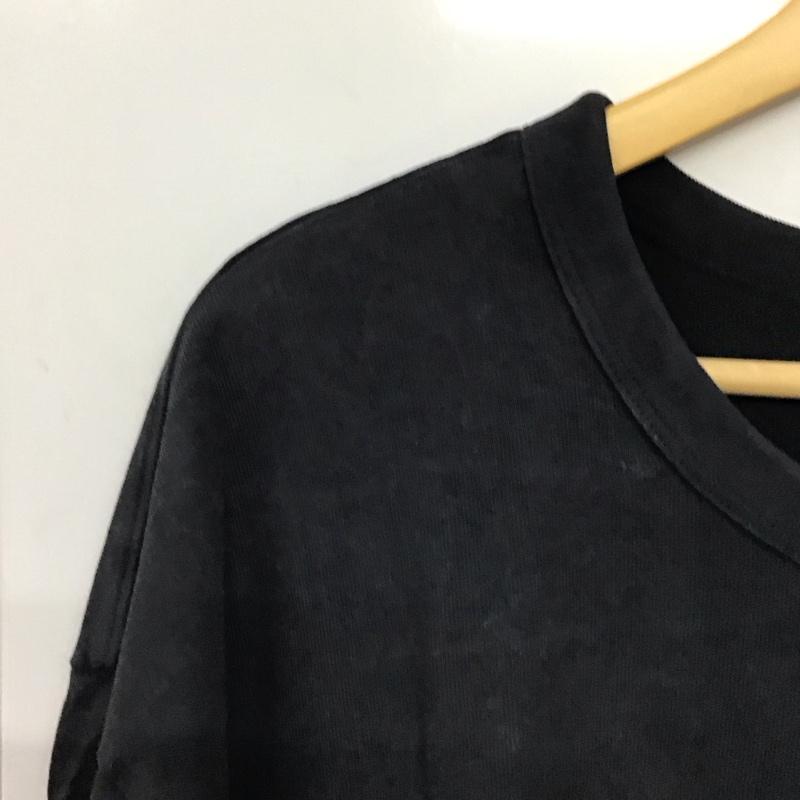 ギャップ GAP Tシャツ 半袖 半袖カットソー プリントTシャツ クルーネックカットソー XL ロゴ、文字 ダークグレー / ダークグレー / メンズ USED 古着 中古 10158798