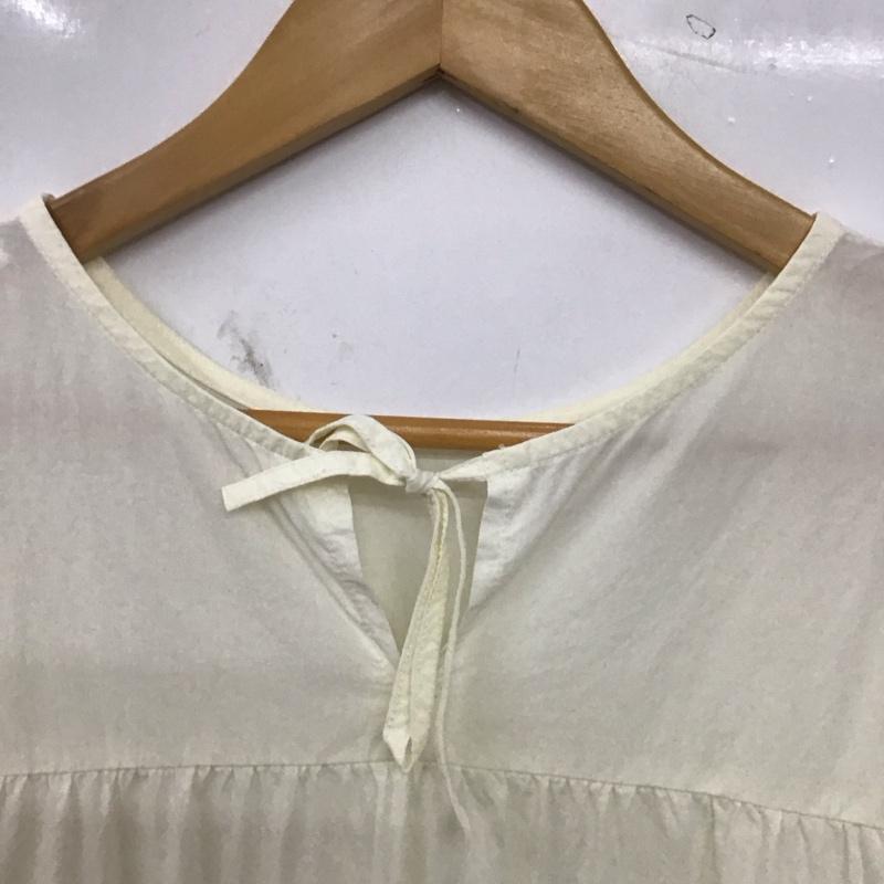ローリーズファーム LOWRYS FARM チュニック 半袖 FREE 無地 白 / ホワイト / white レディース USED 古着 中古 10158799