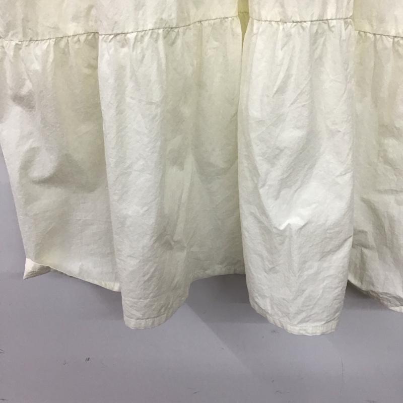 ローリーズファーム LOWRYS FARM チュニック 半袖 FREE 無地 白 / ホワイト / white レディース USED 古着 中古 10158799