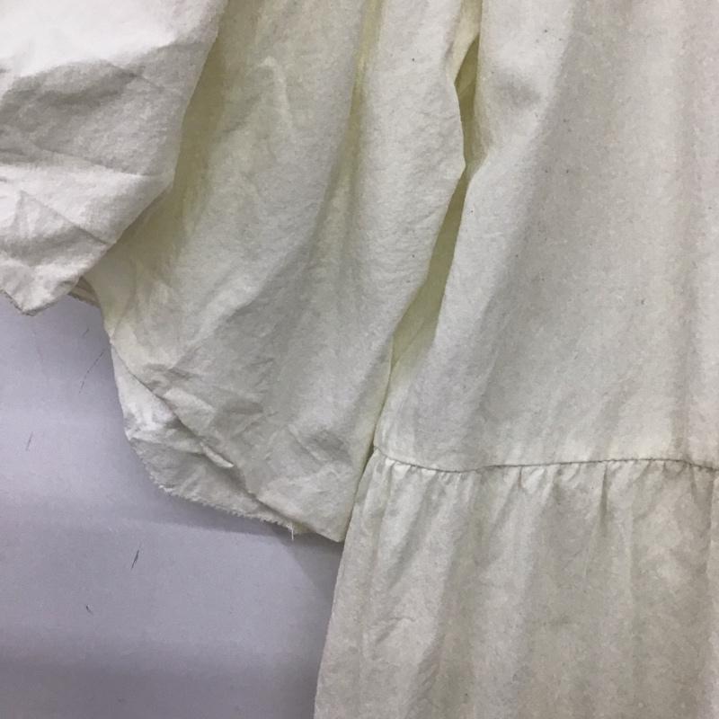 ローリーズファーム LOWRYS FARM チュニック 半袖 FREE 無地 白 / ホワイト / white レディース USED 古着 中古 10158799