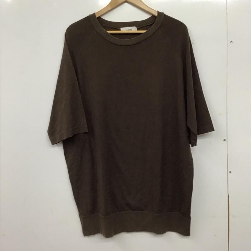 マーカ marka Tシャツ 半袖 半袖カットソー プリントTシャツ クルーネックカットソー 3 無地 茶 / ブラウン / brown メンズ USED 古着 中古 10158800