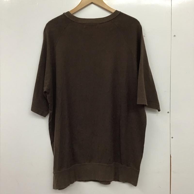 マーカ marka Tシャツ 半袖 半袖カットソー プリントTシャツ クルーネックカットソー 3 無地 茶 / ブラウン / brown メンズ USED 古着 中古 10158800