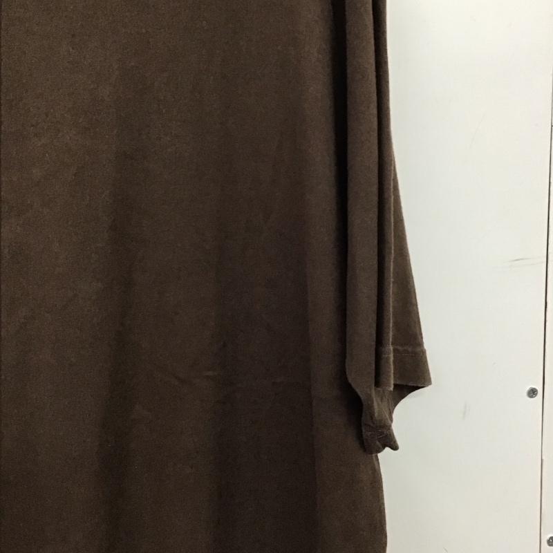 マーカ marka Tシャツ 半袖 半袖カットソー プリントTシャツ クルーネックカットソー 3 無地 茶 / ブラウン / brown メンズ USED 古着 中古 10158800