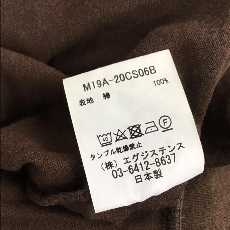 マーカ marka Tシャツ 半袖 半袖カットソー プリントTシャツ クルーネックカットソー 3 無地 茶 / ブラウン / brown メンズ USED 古着 中古 10158800