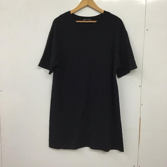 ザラ ZARA ワンピース ミニスカート L 無地 黒 / ブラック / black レディース USED 古着 中古 10158802