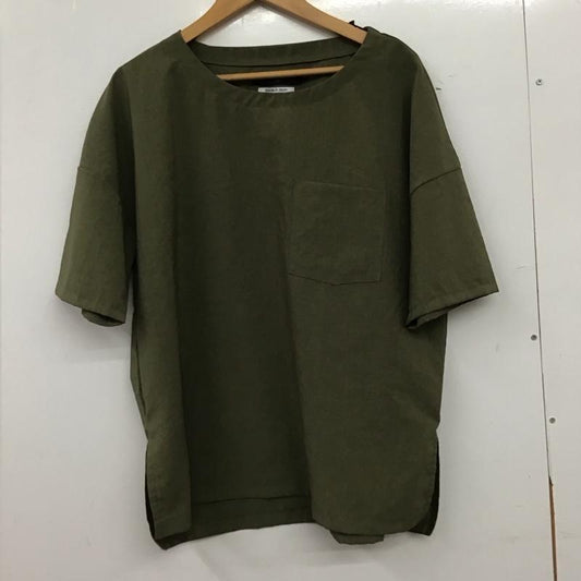 シップス SHIPS カットソー 半袖 半袖カットソー 無地Tシャツ クルーネックカットソー M 無地 カーキ / カーキ / khaki メンズ USED 古着 中古 10158803