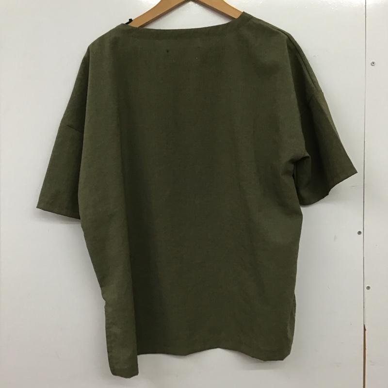 シップス SHIPS カットソー 半袖 半袖カットソー 無地Tシャツ クルーネックカットソー M 無地 カーキ / カーキ / khaki メンズ USED 古着 中古 10158803