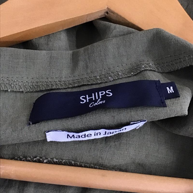 シップス SHIPS カットソー 半袖 半袖カットソー 無地Tシャツ クルーネックカットソー M 無地 カーキ / カーキ / khaki メンズ USED 古着 中古 10158803