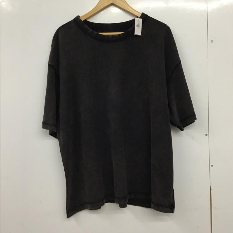 ギャップ GAP Tシャツ 半袖 半袖カットソー プリントTシャツ クルーネックカットソー XL 無地 ダークグレー / ダークグレー / メンズ USED 古着 中古 10158805