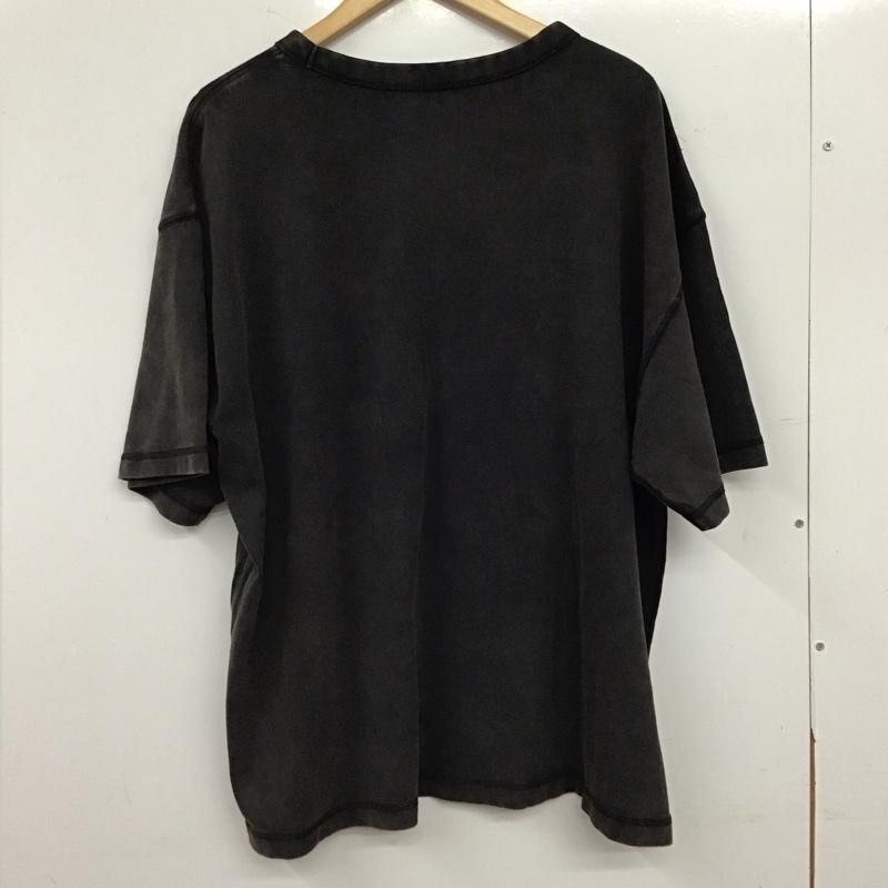 ギャップ GAP Tシャツ 半袖 半袖カットソー プリントTシャツ クルーネックカットソー XL 無地 ダークグレー / ダークグレー / メンズ USED 古着 中古 10158805