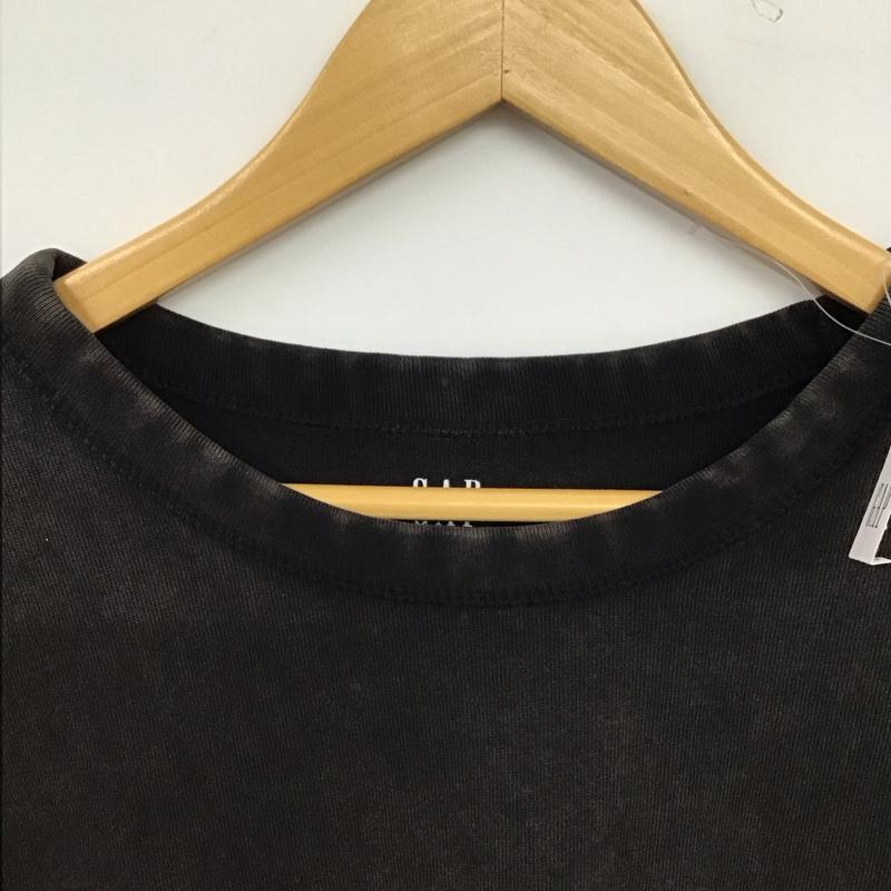ギャップ GAP Tシャツ 半袖 半袖カットソー プリントTシャツ クルーネックカットソー XL 無地 ダークグレー / ダークグレー / メンズ USED 古着 中古 10158805