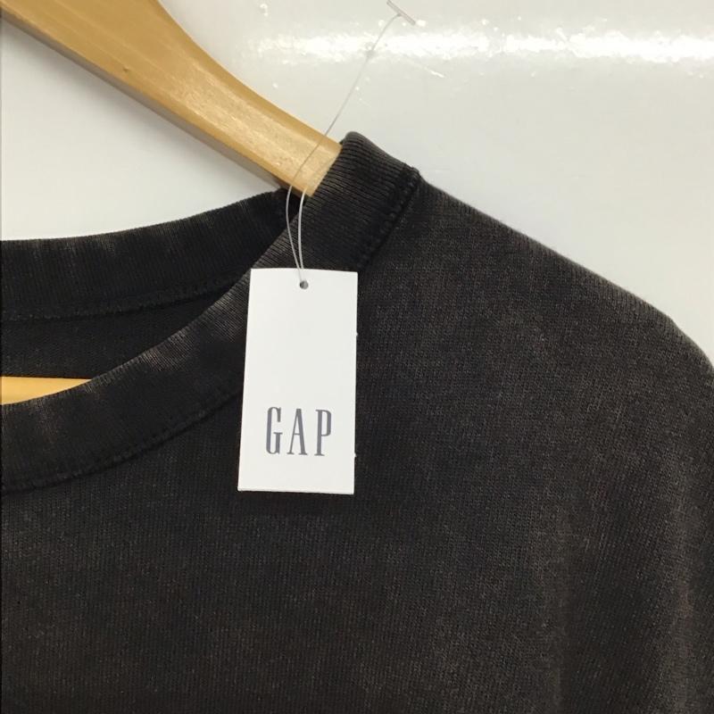 ギャップ GAP Tシャツ 半袖 半袖カットソー プリントTシャツ クルーネックカットソー XL 無地 ダークグレー / ダークグレー / メンズ USED 古着 中古 10158805