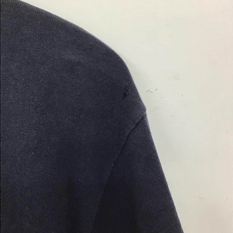 チャンピオン Champion Tシャツ 半袖 半袖カットソー プリントTシャツ クルーネックカットソー L ロゴ、文字 紺 / ネイビー / navy メンズ USED 古着 中古 10158808