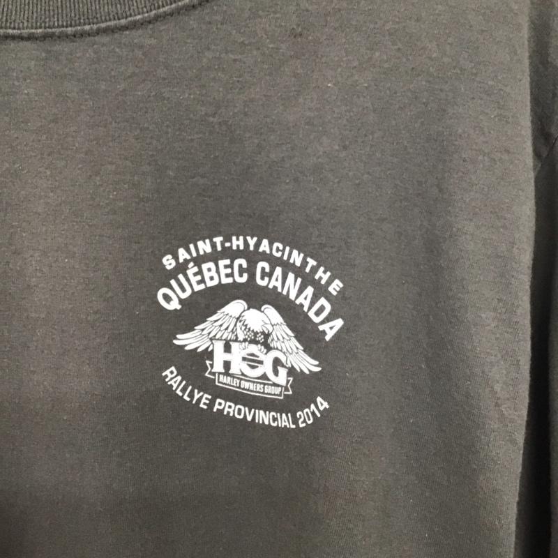 ハーレーダビッドソン Harley-Davidson Tシャツ 半袖 半袖カットソー プリントTシャツ クルーネックカットソー M プリント 灰 / グレー / gray メンズ USED 古着 中古 10158811