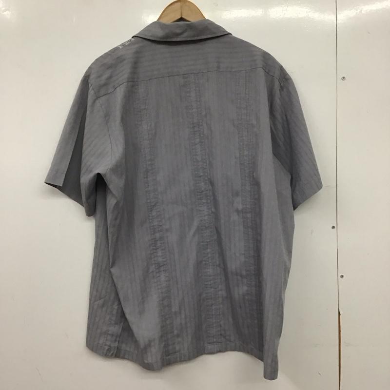 古着 USED シャツ、ブラウス 半袖 半袖シャツ 刺繍シャツ ポケットシャツ 刺繍 灰 / グレー / gray メンズ USED 古着 中古 10158816