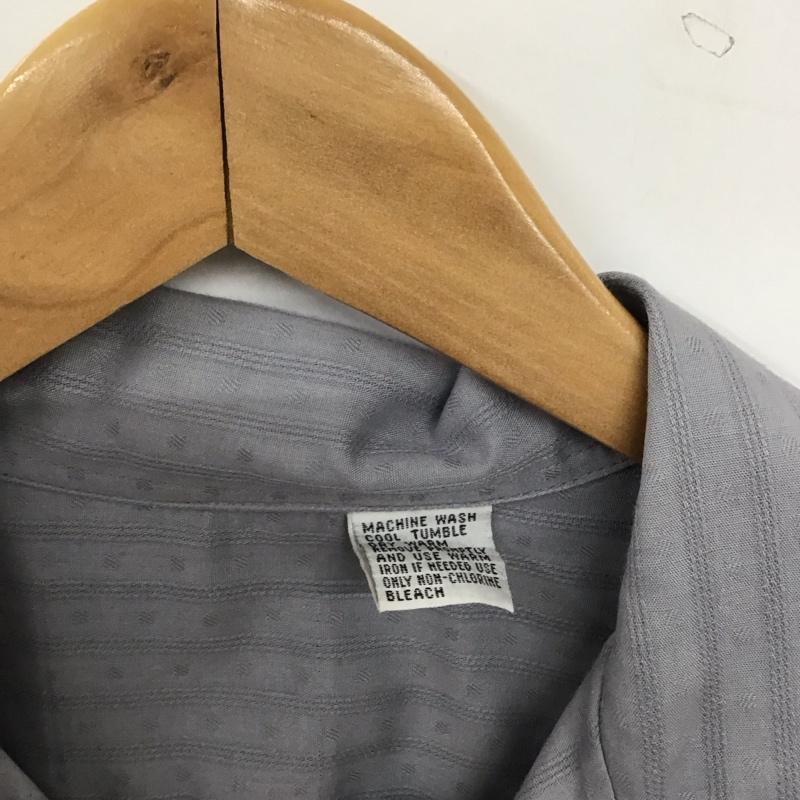 古着 USED シャツ、ブラウス 半袖 半袖シャツ 刺繍シャツ ポケットシャツ 刺繍 灰 / グレー / gray メンズ USED 古着 中古 10158816