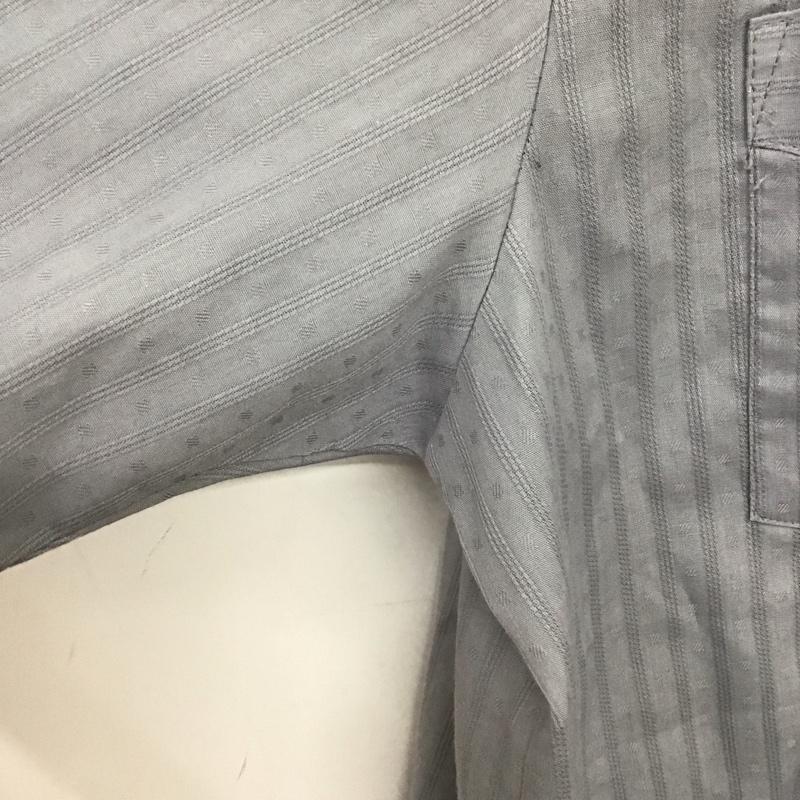 古着 USED シャツ、ブラウス 半袖 半袖シャツ 刺繍シャツ ポケットシャツ 刺繍 灰 / グレー / gray メンズ USED 古着 中古 10158816