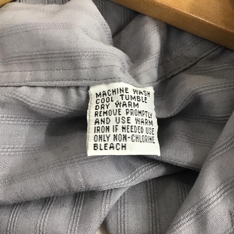 古着 USED シャツ、ブラウス 半袖 半袖シャツ 刺繍シャツ ポケットシャツ 刺繍 灰 / グレー / gray メンズ USED 古着 中古 10158816