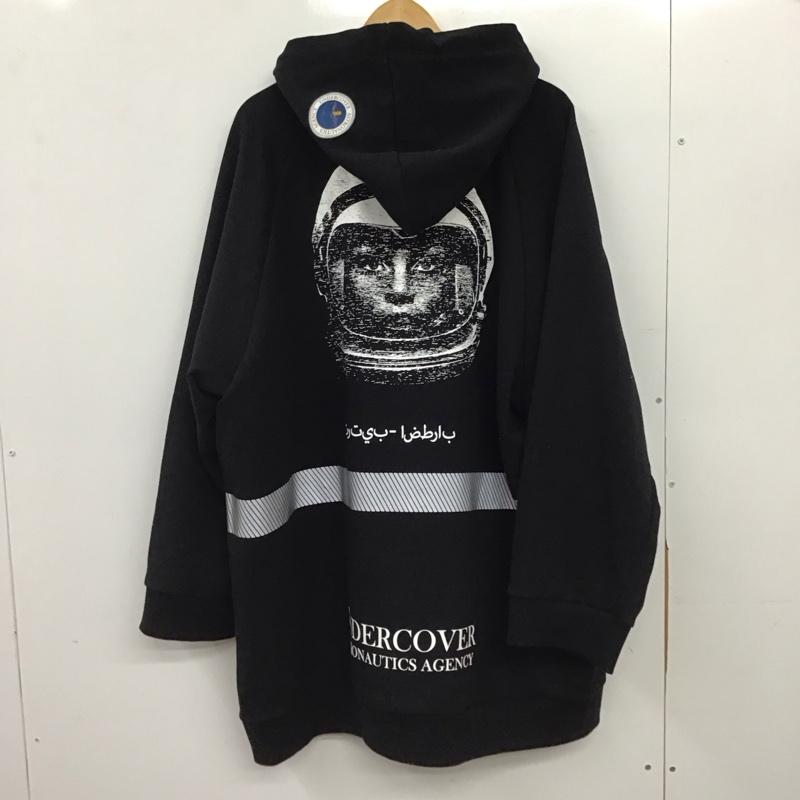 アンダーカバー UNDERCOVER パーカー 長袖 ucv4811 リフレクターBIGジップパーカー 3 ロゴ、文字 黒 / ブラック / black メンズ USED 古着 中古 10158817