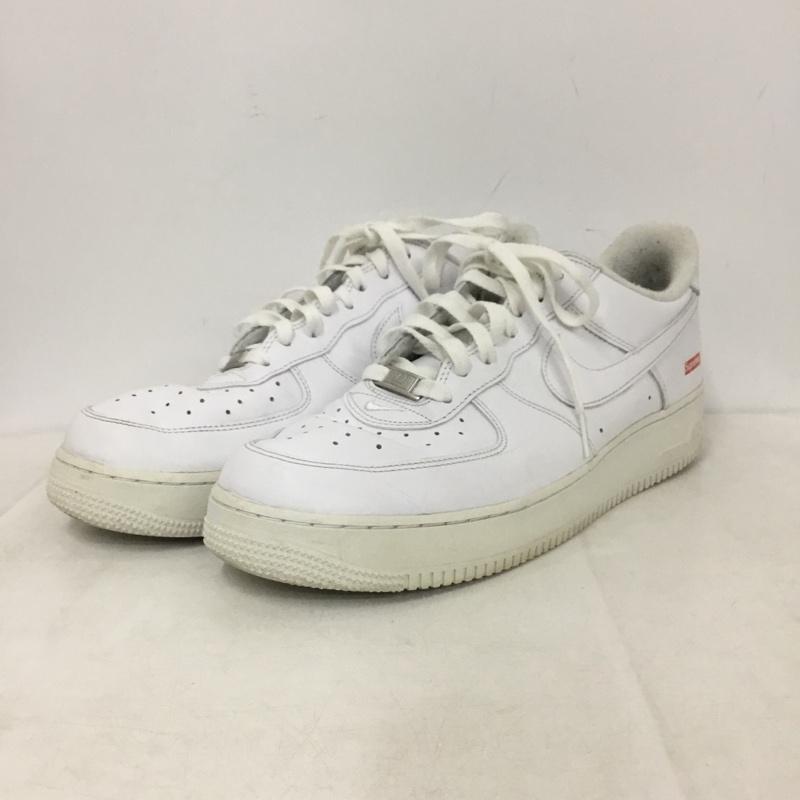 ナイキ NIKE スニーカー スニーカー CU9225-100 AIR FORCE 1 LOW SUPREME 30cm 30.0cm ロゴ、文字 白 / ホワイト / white メンズ USED 古着 中古 10158818