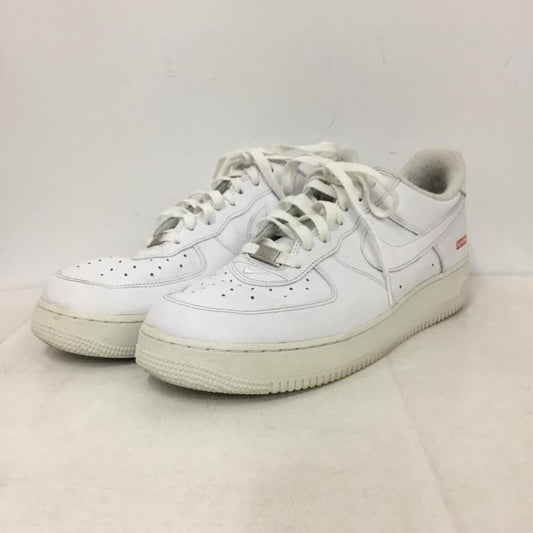ナイキ NIKE スニーカー スニーカー CU9225-100 AIR FORCE 1 LOW SUPREME 30cm 30.0cm ロゴ、文字 白 / ホワイト / white メンズ USED 古着 中古 10158818