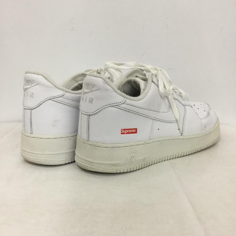 ナイキ NIKE スニーカー スニーカー CU9225-100 AIR FORCE 1 LOW SUPREME 30cm 30.0cm ロゴ、文字 白 / ホワイト / white メンズ USED 古着 中古 10158818