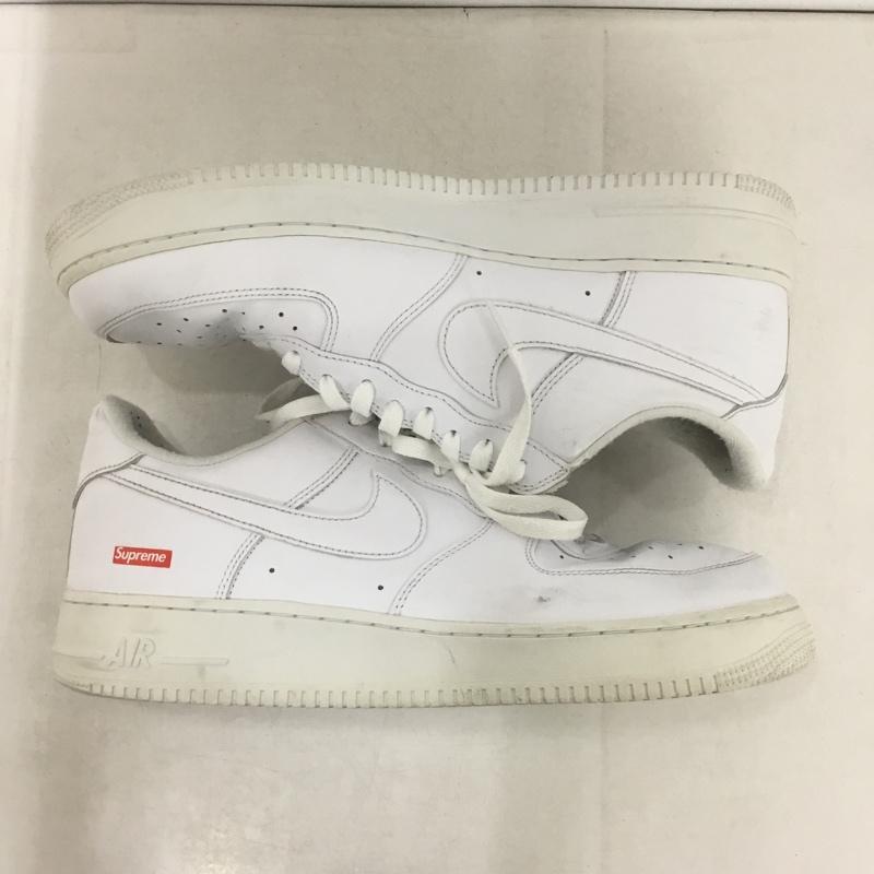 ナイキ NIKE スニーカー スニーカー CU9225-100 AIR FORCE 1 LOW SUPREME 30cm 30.0cm ロゴ、文字 白 / ホワイト / white メンズ USED 古着 中古 10158818