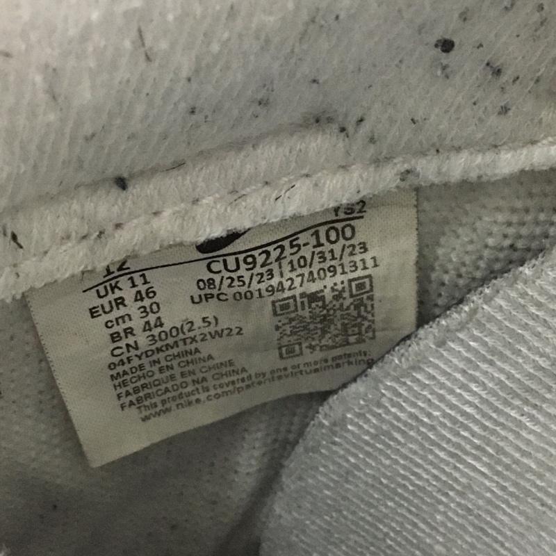 ナイキ NIKE スニーカー スニーカー CU9225-100 AIR FORCE 1 LOW SUPREME 30cm 30.0cm ロゴ、文字 白 / ホワイト / white メンズ USED 古着 中古 10158818