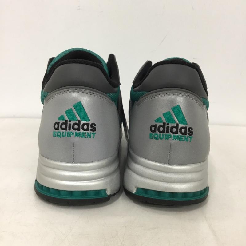 アディダス adidas スニーカー スニーカー IH0973 EQUIPMENT Cushion 93 26cm 26.0cm ロゴ、文字 黒 / ブラック / black X 灰 / グレー / gray X 緑 / グリーン / green メンズ USED 古着 中古 10158819