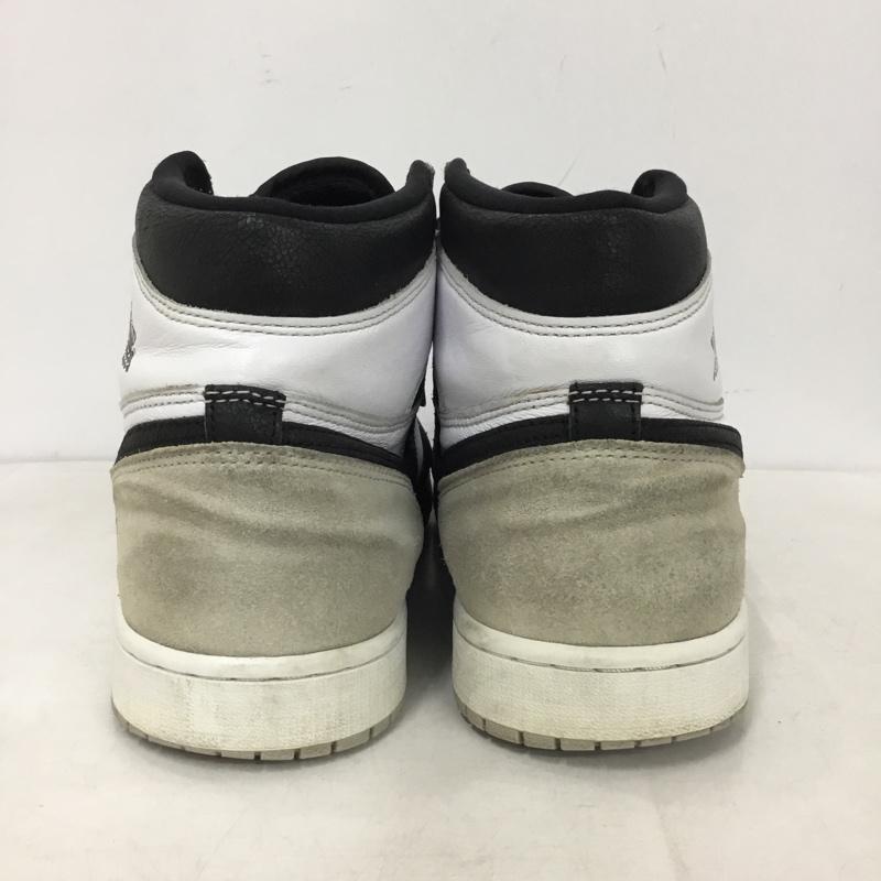 ナイキ NIKE スニーカー スニーカー 555088-108 AIR JORDAN 1 RETRO HIGH OG 29cm 29.0cm ロゴ、文字 白 / ホワイト / white X 黒 / ブラック / black X 灰 / グレー / gray メンズ USED 古着 中古 10158820