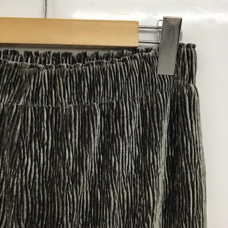 ローリーズファーム LOWRYS FARM スカート ロングスカート FREE 無地 灰 / グレー / gray レディース USED 古着 中古 10158823