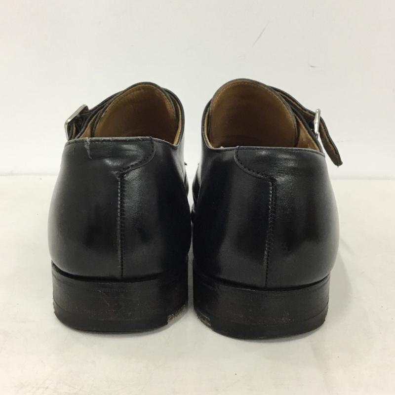 ポールスミス Paul Smith 革靴 革靴 CROCKETT&JONES モンクストラップ レザーシューズ 8E 無地 黒 / ブラック / black メンズ USED 古着 中古 10158826