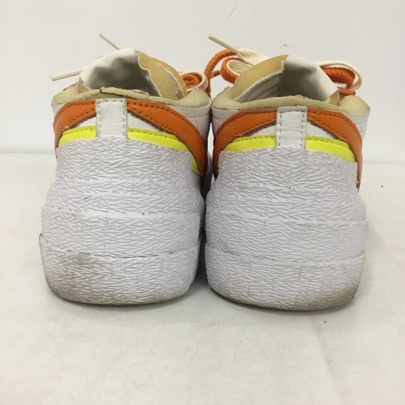 ナイキ NIKE スニーカー スニーカー DD1877-100 BLAZER LOW SACAI 26cm 26.0cm ロゴ、文字 白 / ホワイト / white X 橙 / オレンジ / orange X 黄 / イエロー / yellow メンズ USED 古着 中古 10158830