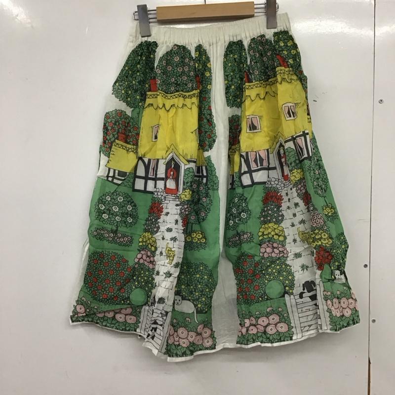 古着 USED スカート ひざ丈スカート 総柄 マルチカラー / マルチカラー / multicolor レディース USED 古着 中古 10158833