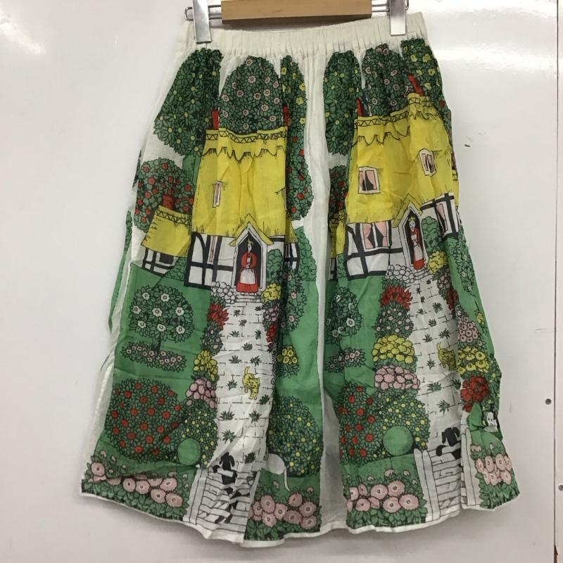 古着 USED スカート ひざ丈スカート 総柄 マルチカラー / マルチカラー / multicolor レディース USED 古着 中古 10158833